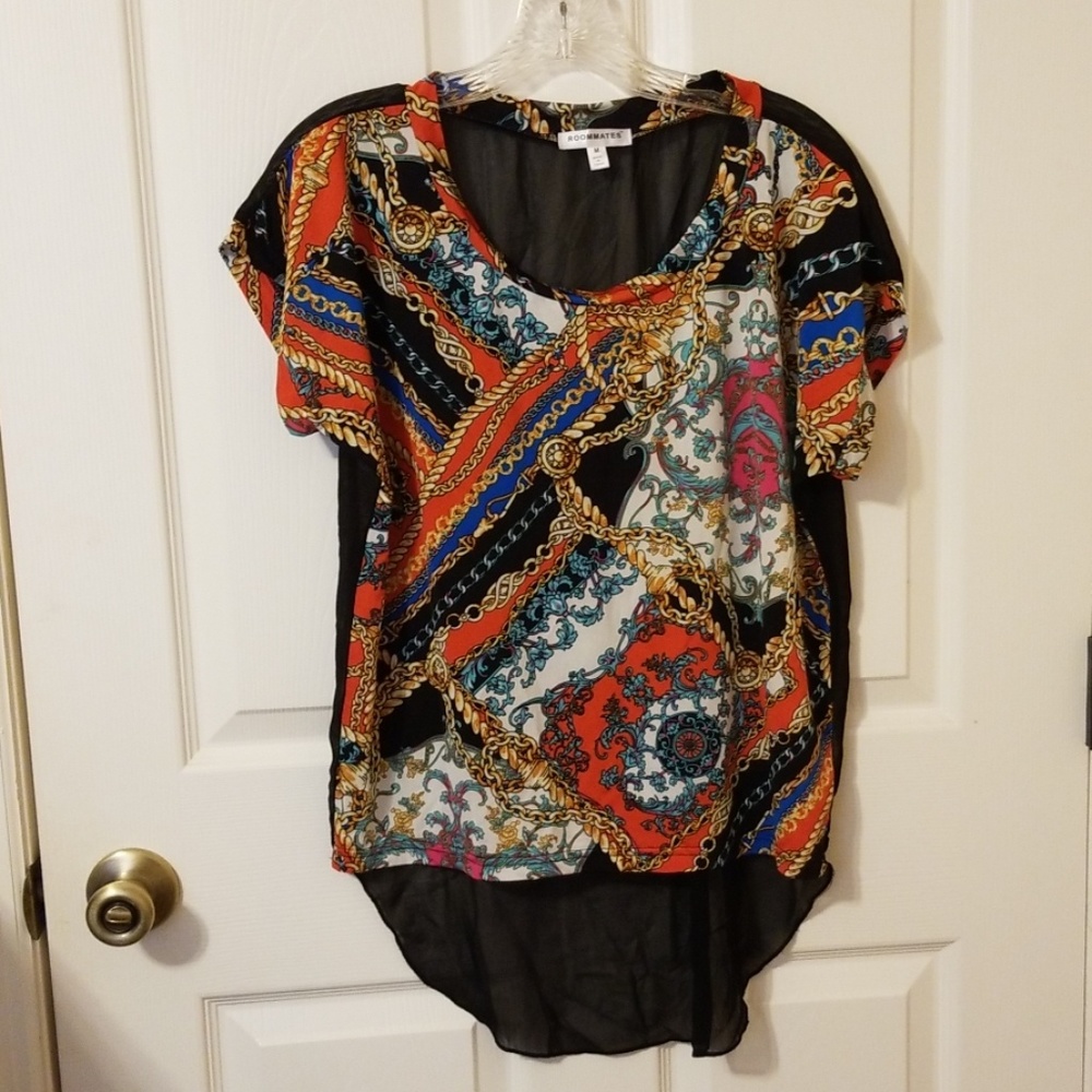 Colorful printed blouse